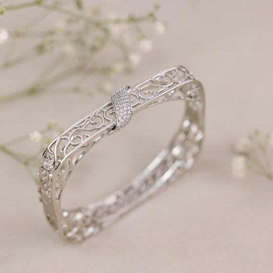 Glistening Silver Band