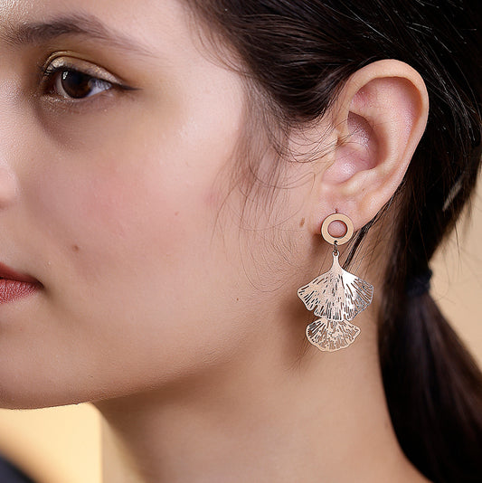 Gilded Petals earrings