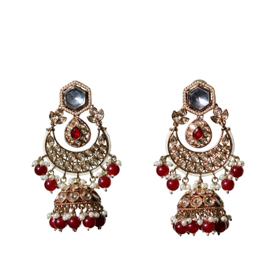 Chand Bali Kundan Earrings