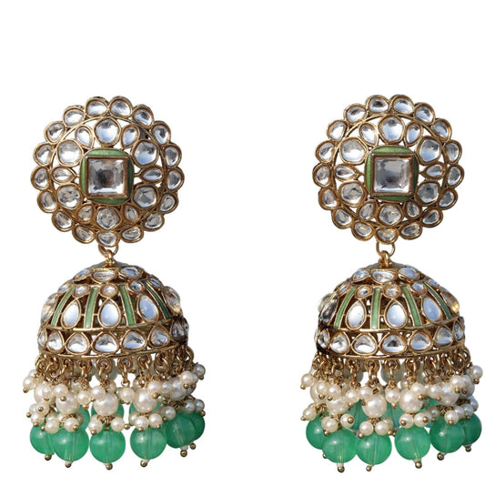 Jhumka Kundan Earrings